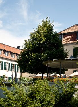 Das Schloss liegt mitten im Grünen